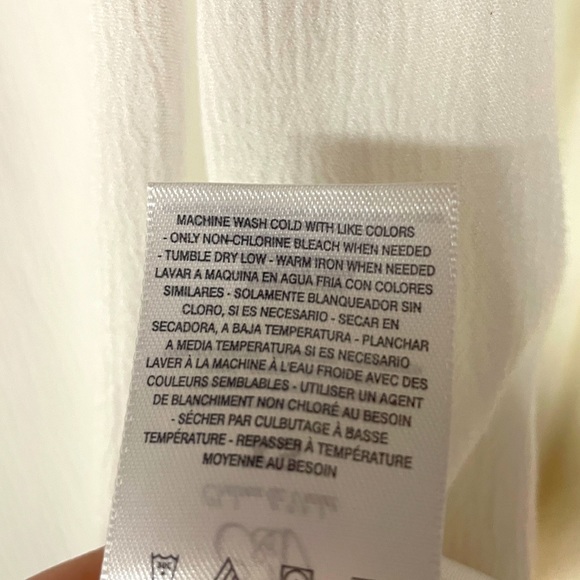 NWT Chelsea & Violet White Floral Embroidered Sleeveless Dress Boho Pom Poms XS - Picture 5 of 7